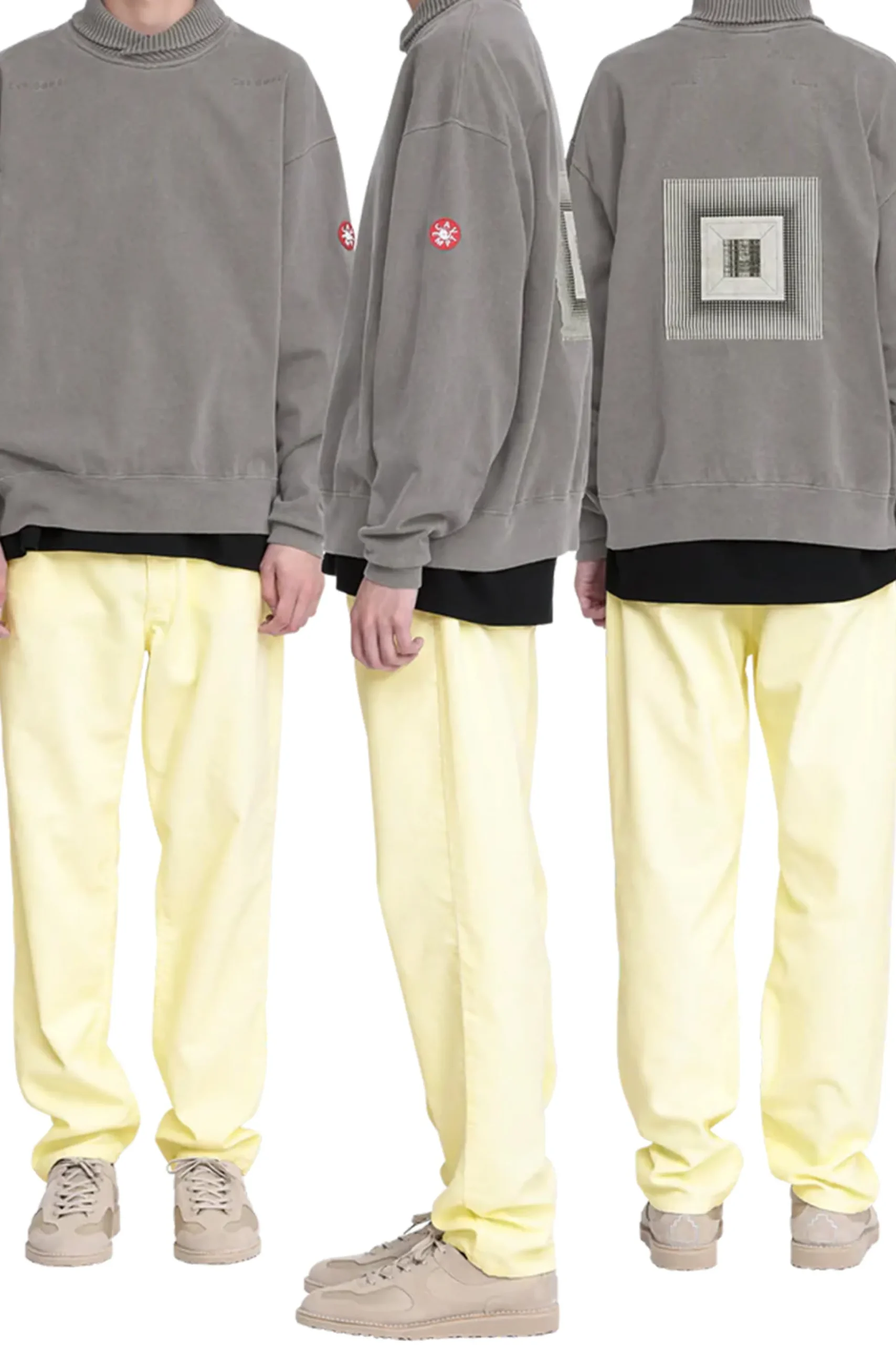 OVERDYE OVERLAP LIGHT CREW NECK