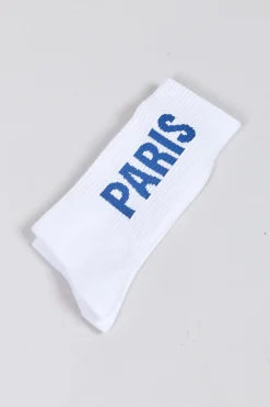 PARIS, TEXAS SOCKS WHITE