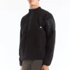 Polartec Fleece Button Up Black