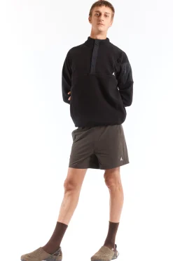 Polartec Fleece Button Up Black