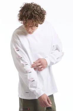 PRTC LS COTTON PULLOVER WHITE