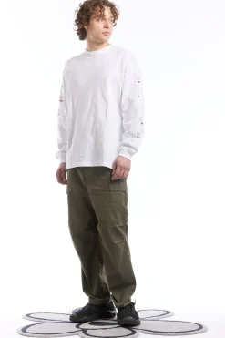 PRTC LS COTTON PULLOVER WHITE