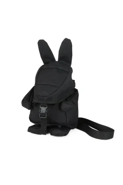 RABBIT POUCH BLACK