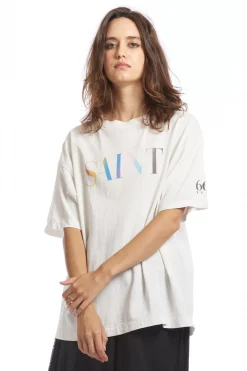 RAINBOW SAINT SS TEE WHITE