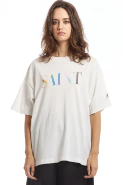 RAINBOW SAINT SS TEE WHITE