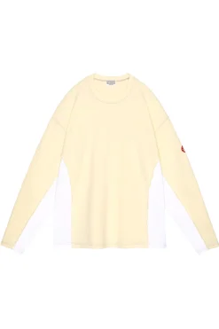 SIDE SEAM DBL KNIT LONG SLEEVE YELLOW