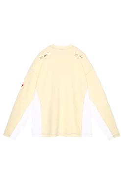 SIDE SEAM DBL KNIT LONG SLEEVE YELLOW