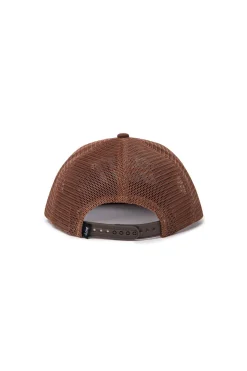 SPACE LOGO MESH CAP BROWN
