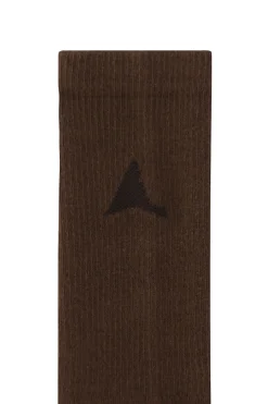 SS25 Logo Socks Brown