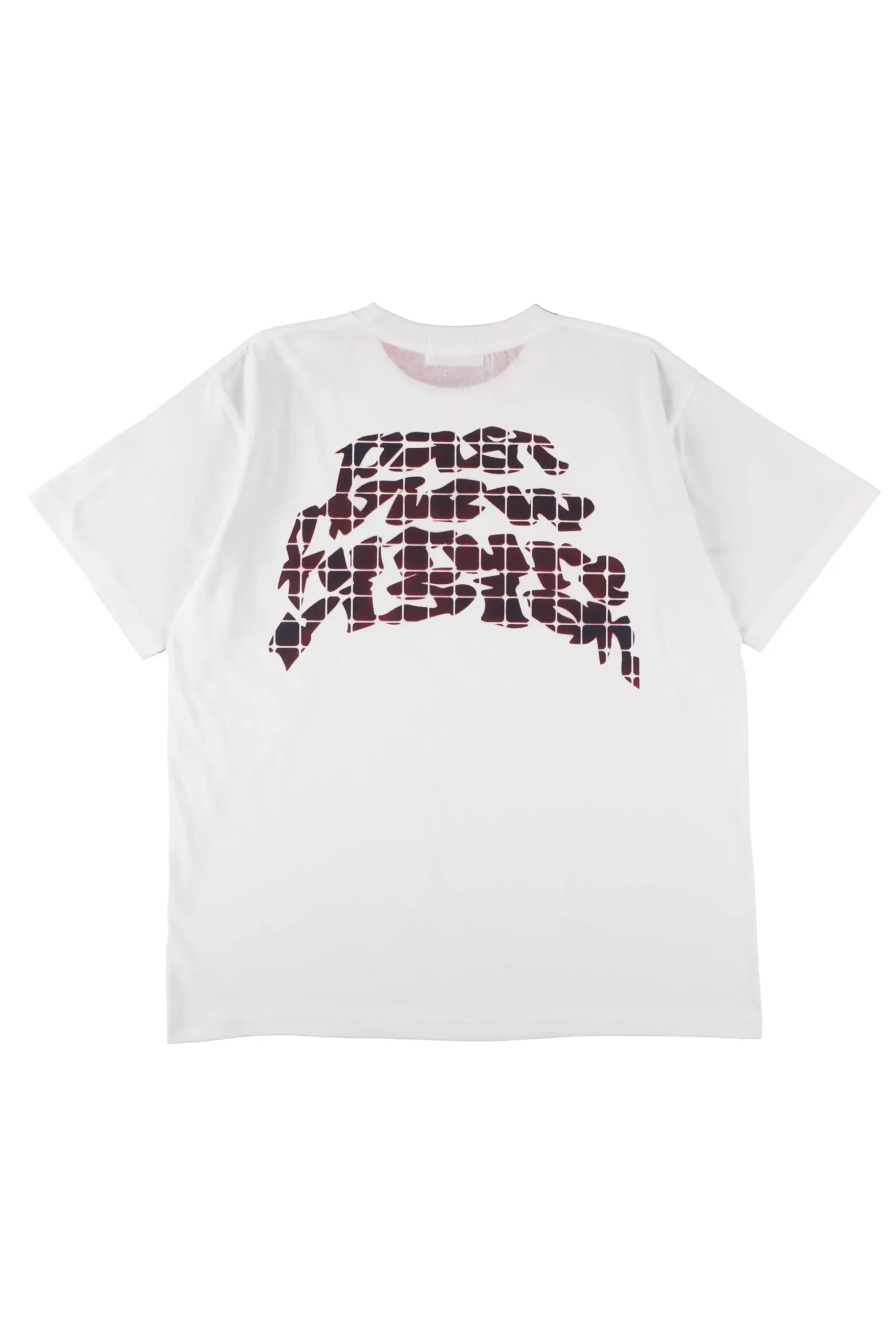 STENCIL RAGLAN S/S TEE WHITE
