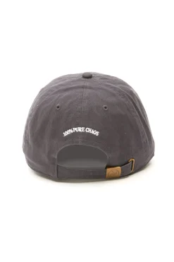SUPERWEIGHT CHAOS LOGO CAP STONE GREY