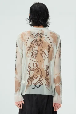 SUSUMU MUKAI - MARKINGS MESH TOP