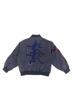 SUSUMU MUKAI - MARKINGS REVERSIBLE BOMBER JACKET