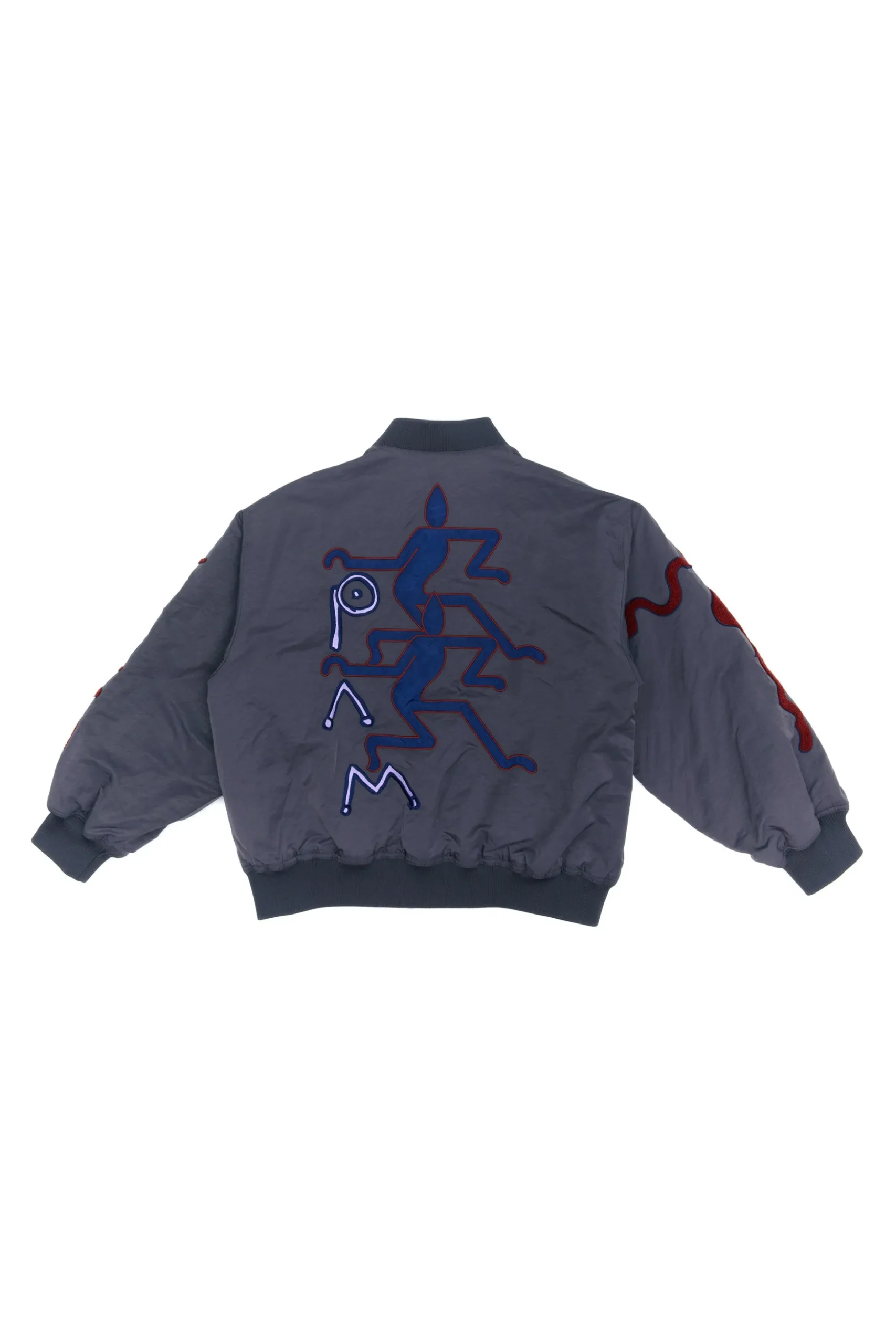 SUSUMU MUKAI - MARKINGS REVERSIBLE BOMBER JACKET