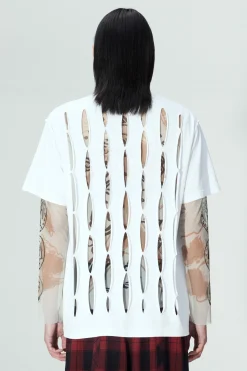 UP CYCLE SLASH TEE