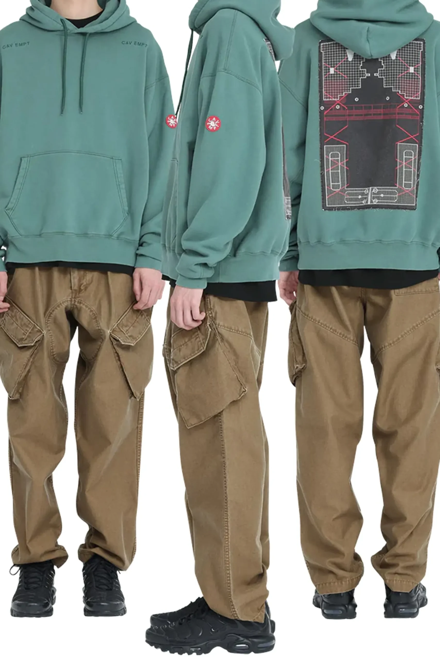WASHED DISTRICT PATCH HEAVY HOODY