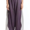 WTTC CONTRAST POSEIDON WIDE LEG TRACK PANT