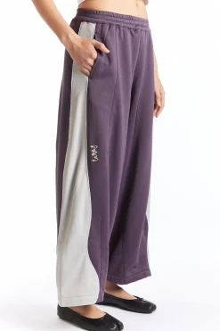 WTTC CONTRAST POSEIDON WIDE LEG TRACK PANT