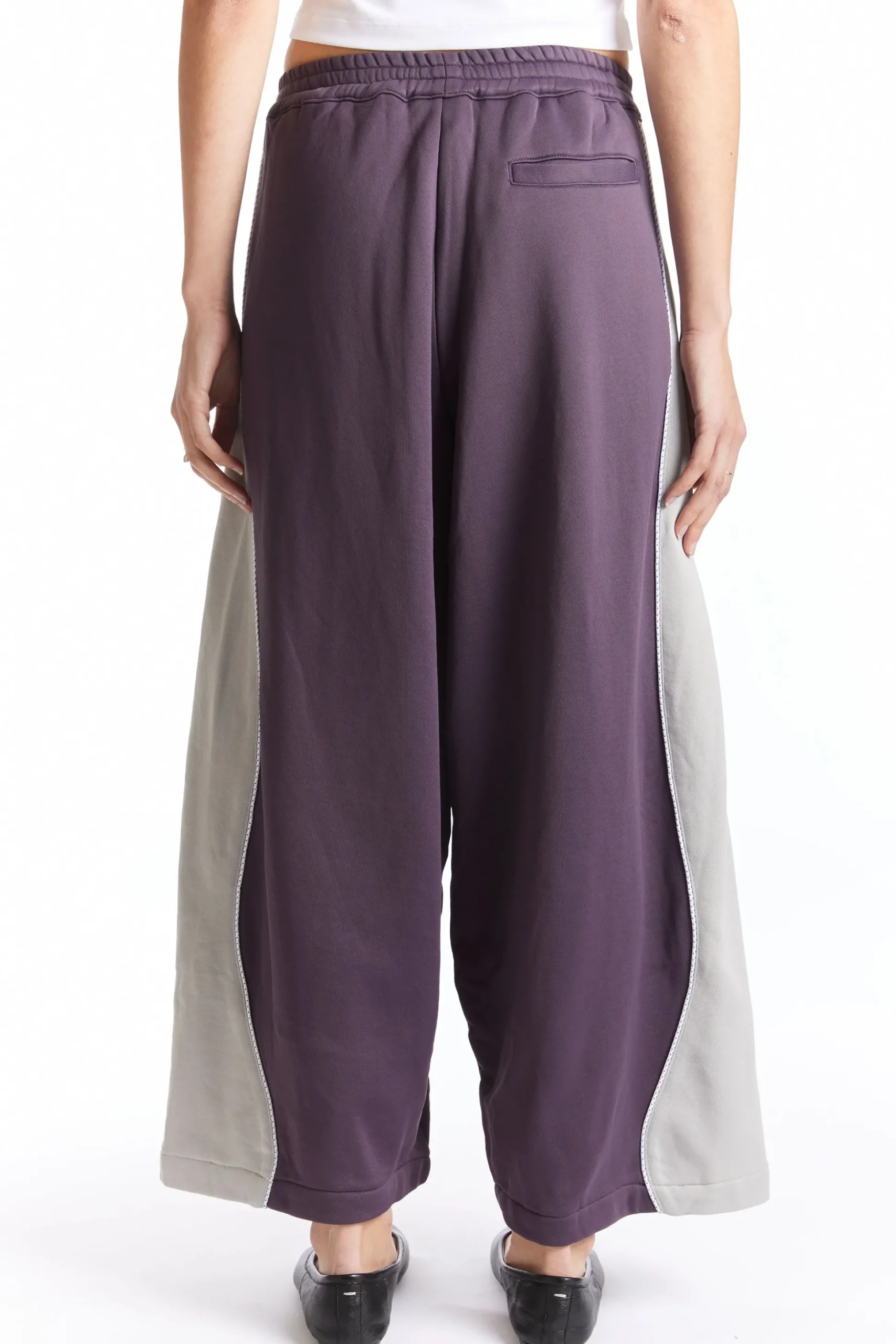 WTTC CONTRAST POSEIDON WIDE LEG TRACK PANT