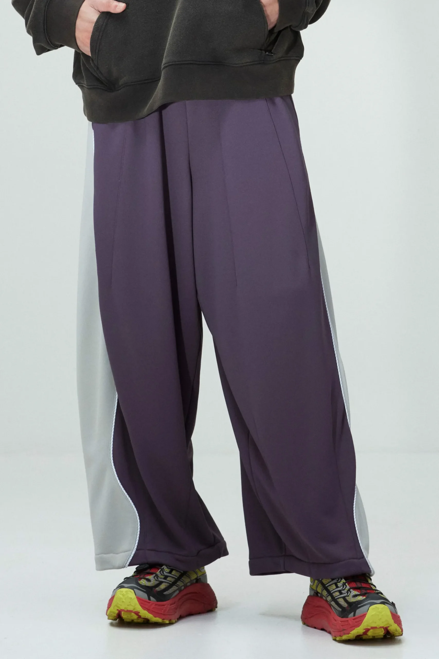WTTC CONTRAST POSEIDON WIDE LEG TRACK PANT